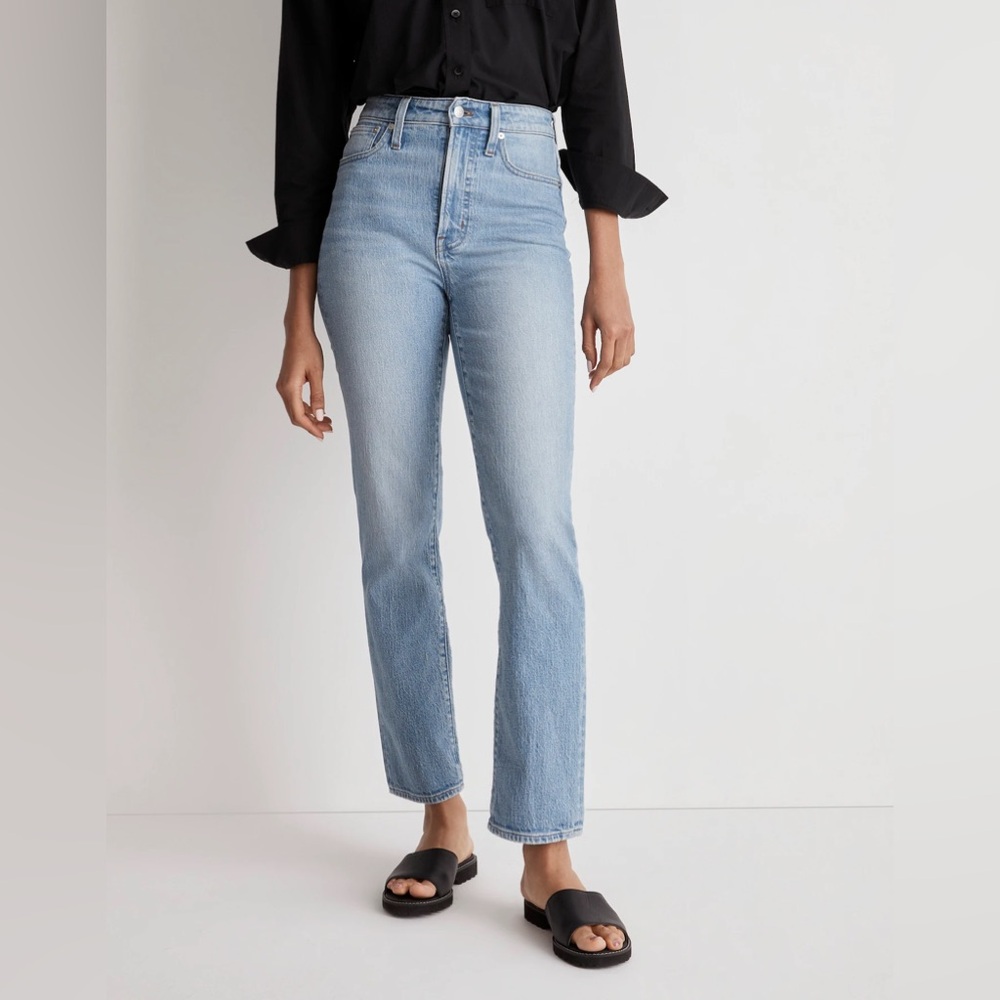 Madewell The Perfect Vintage Straight Leg Jeans - Picture 10 of 14
